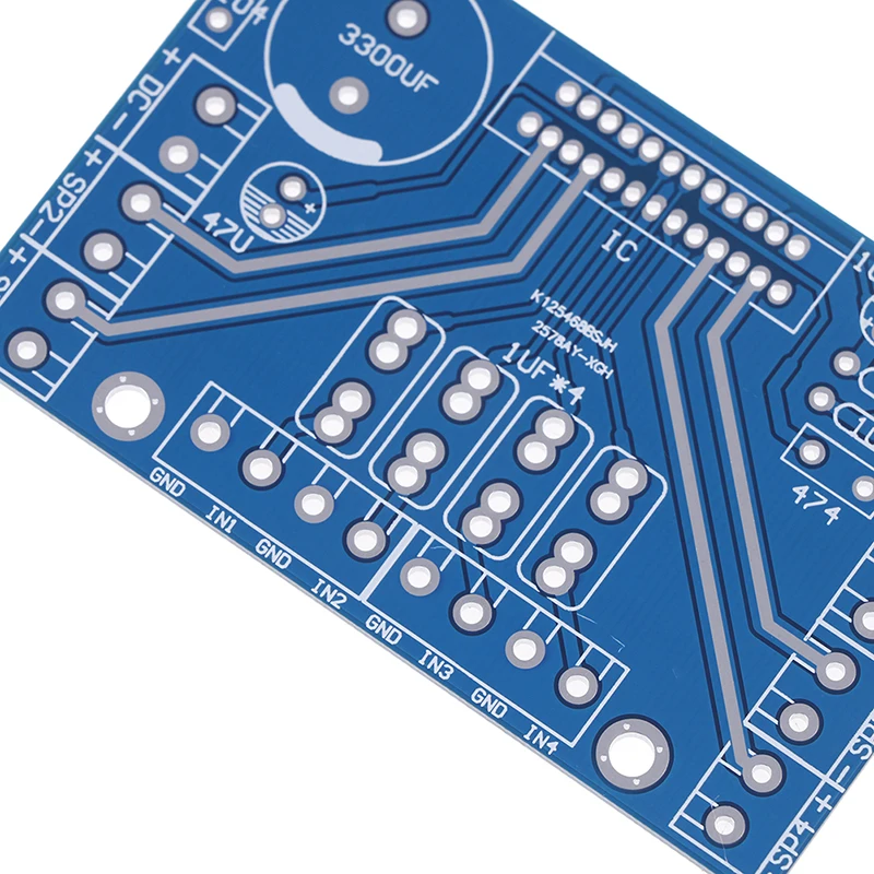 1PCS Power Amplifiers TDA7388 four channel 4x41W audio DC 12V BTL PC car AMP PCB audio amplifier power supply board