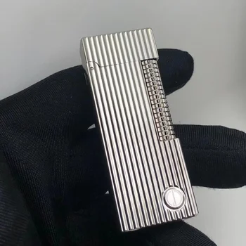 Classic Butane Gas Lighter Grinding Wheel Ignition Inflatable Cigar Lighter Cigarette for Men Accessories Memorial Collection