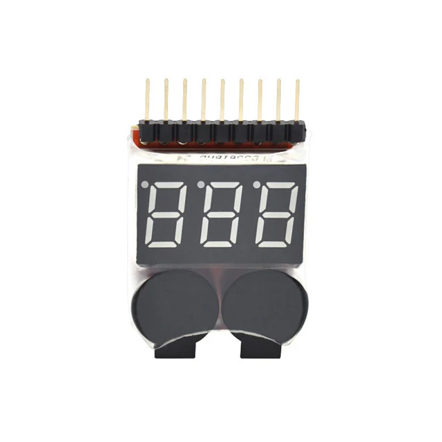 RC Voltage Display Battery Low Alarm Buzzer BX100 1S-8S 7.4V 11.1V Meter Tester Lipo Battery Monitor For RC Car Drone Helicopter 4