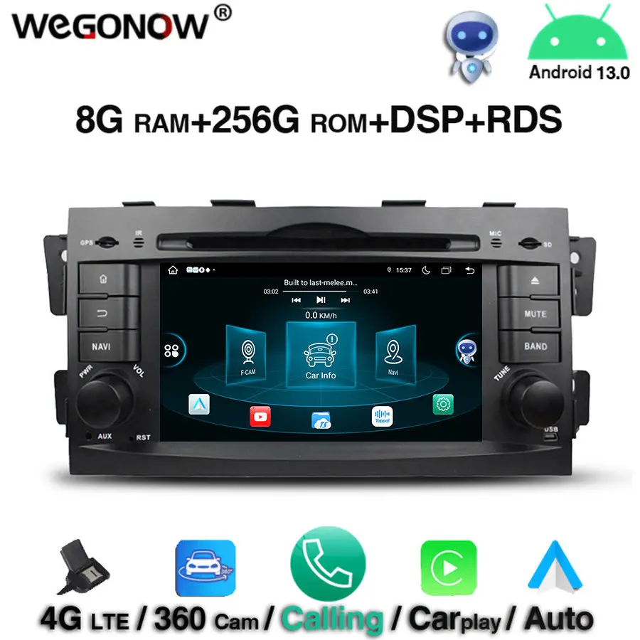 

360 DSP IPS Android 13.0 8Core 8GB+256GB ROM BT 5.0 Wifi GPS navi Map Car DVD Player RDS Radio For kia Mohave Borrego 2008-2012