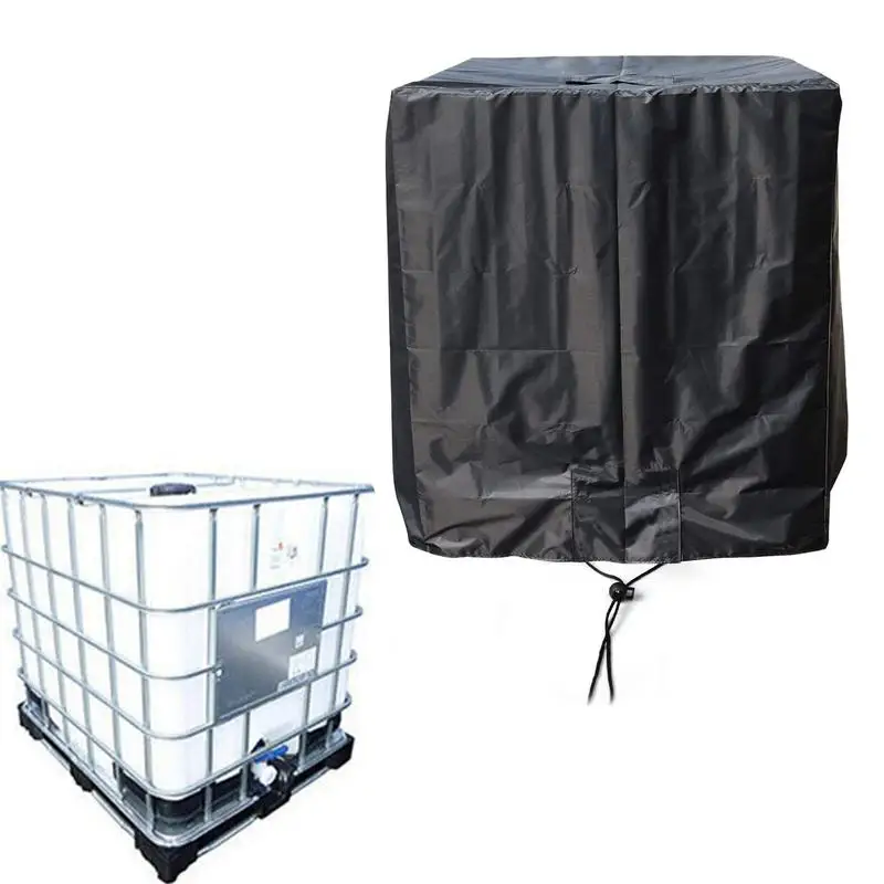 

IBC Tote Cover Outdoor IBC Water Tank Ton Barrel Rain Barrel Protective Cover Heavy Bucket Cover For 1000 L IBC Container Garden