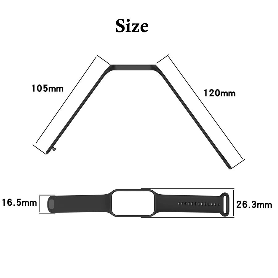 Premium Soft Silicone Strap with PC Case for Smart Watch Bands and Accessories