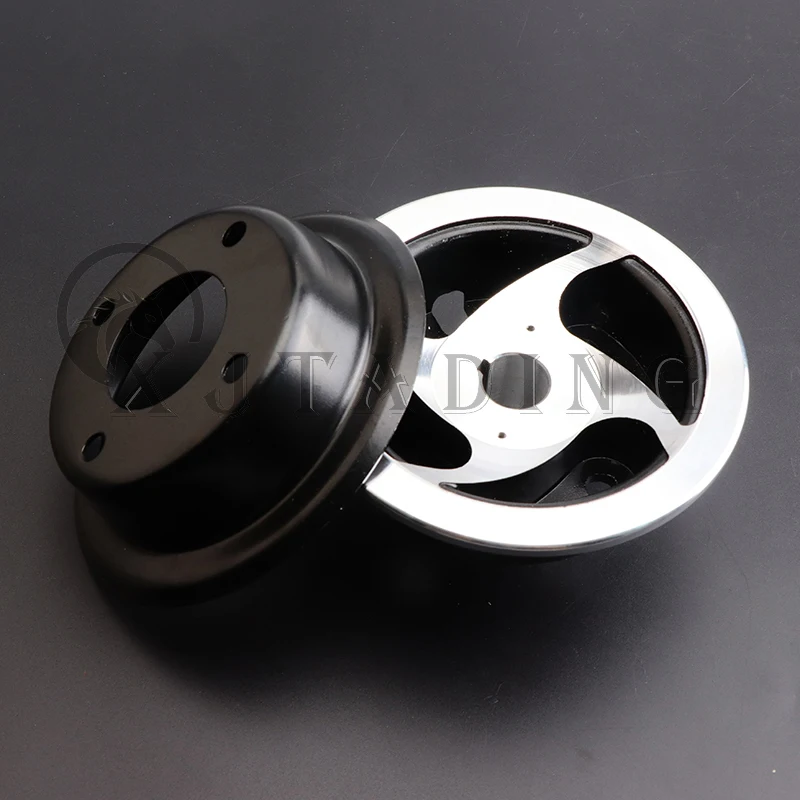 4 inch aluminum alloy Split wheel hub rim 17mm or 19mm Inner hole For Electric Scooter wheelchair 4" tires wheels Accessories