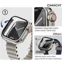 Étui de protection d'écran pour Apple Watch, 46mm 42mm 45mm 44mm 41mm 40mm, protecteur de pare-chocs en PC dur pour iwatch 11 10 9 8 7 6 5 SE 4