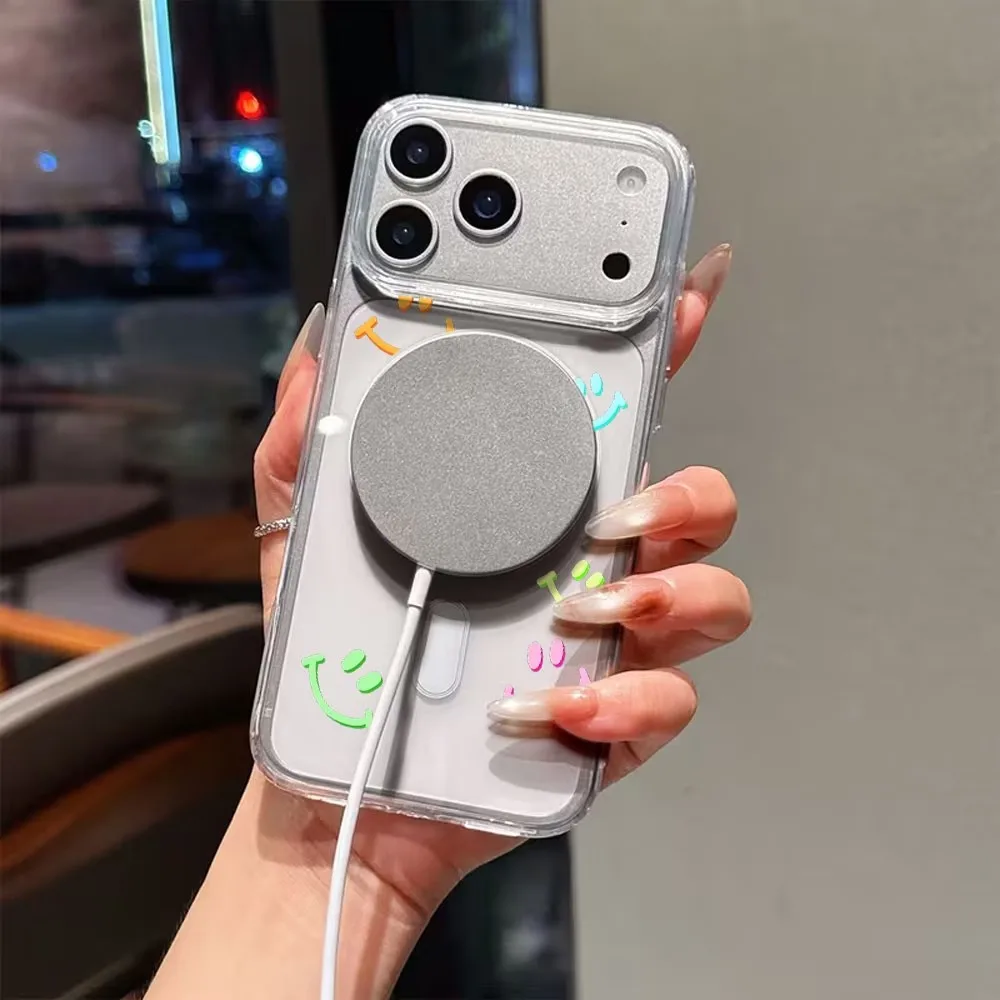 Dopamine Smile Wireless Charging Phone Case with MagSafe Cover
