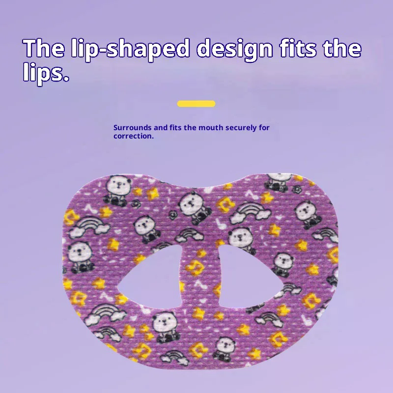 30PCS Cartoon Anti-Snoring Nose Patch - Sleep Aid Mouth Closure Tape Breath Improving Stickers Safe Comfortable Sleep Ease Tape