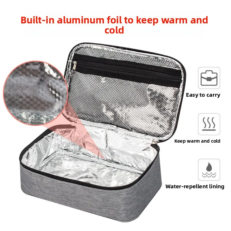 Portable Small Insulated Lunch Bag Handheld Thermal Container for Men Women Mini Capacity