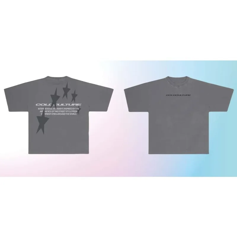 Pure Cotton Printing Loose Breathable Comfortable Short-sleeved T-shirt Spain's Summer