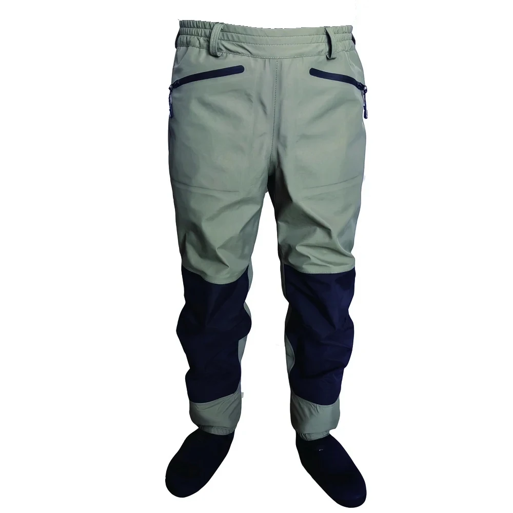 3 Layer Breathable Waterproof Fly Fishing Waist Waders Stockingfoot High Pant Wader Durable Duck Hunting Wading Pants