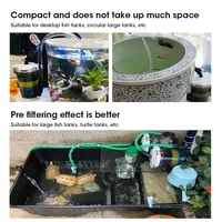 ตลับกรองฟองน้ำ 4 ชิ้นสำหรับ EW-604 ใช้แทนไส้กรองสำหรับระบบกรองน้ำภายนอกตู้ปลา 5