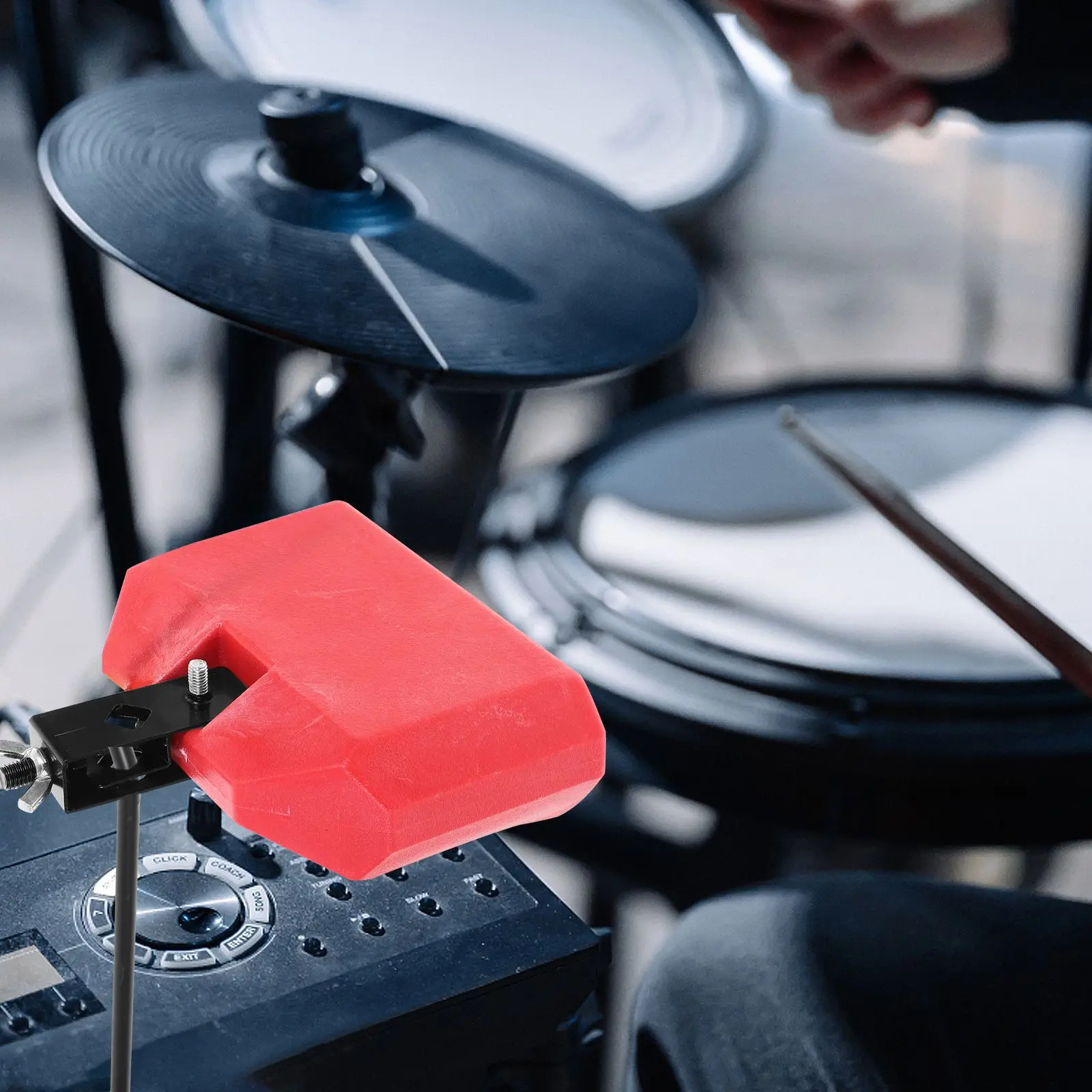 Crisp Sound Plastic Metal Drum Latin Percussion Accessories Cow Bell Holder Easy Installation Drum Accessories Musical