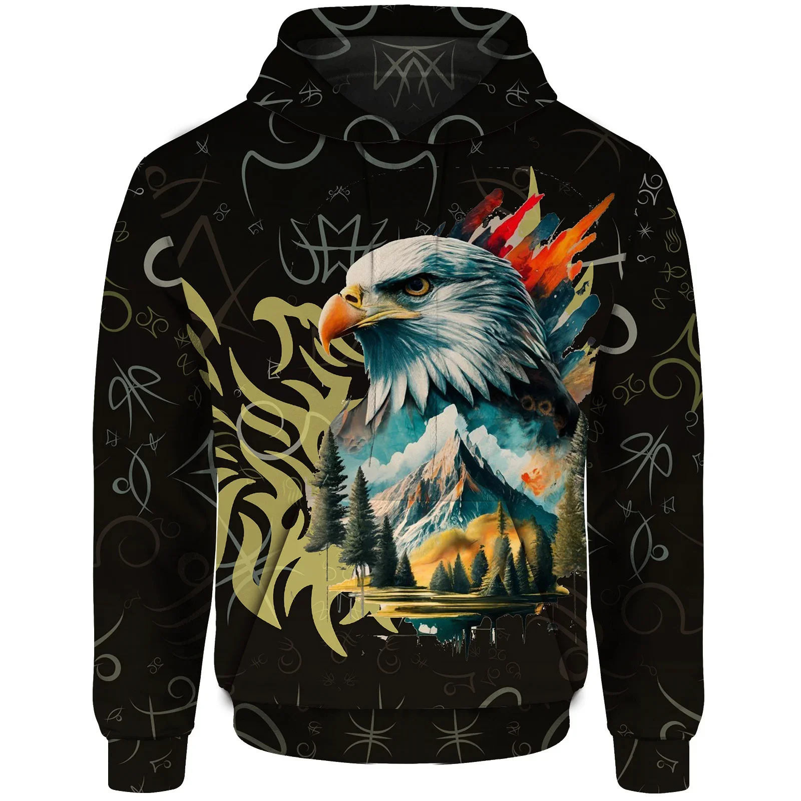 Trendy and Comfortable New in Hoodies & Sweatshirts Stylish Black Panther Print Sweatshirts for Men Casual and Versatile Hoodie