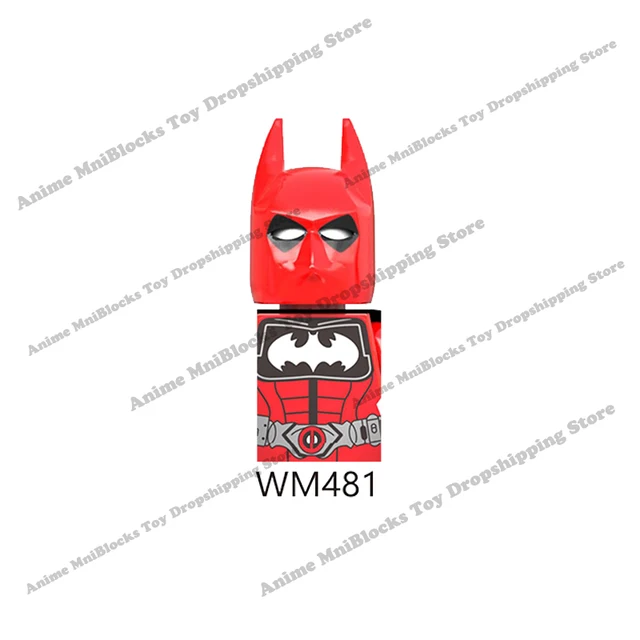 Movie Batman The Joker Harley Quinn Wonder Woman mini action toy figures building blocks Assemble bricks kid gifts WM6080 WM6100 WM481