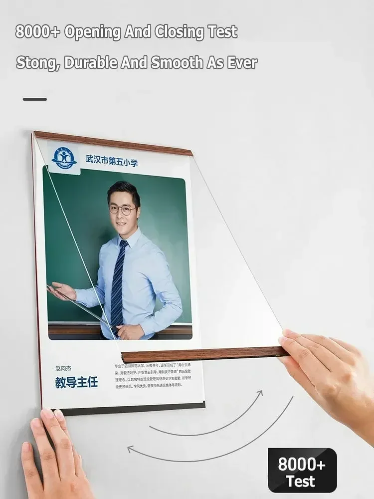 Office Board Vision School Classroom Acrylic Magnetic Bulletin Wall Simple Frame Style