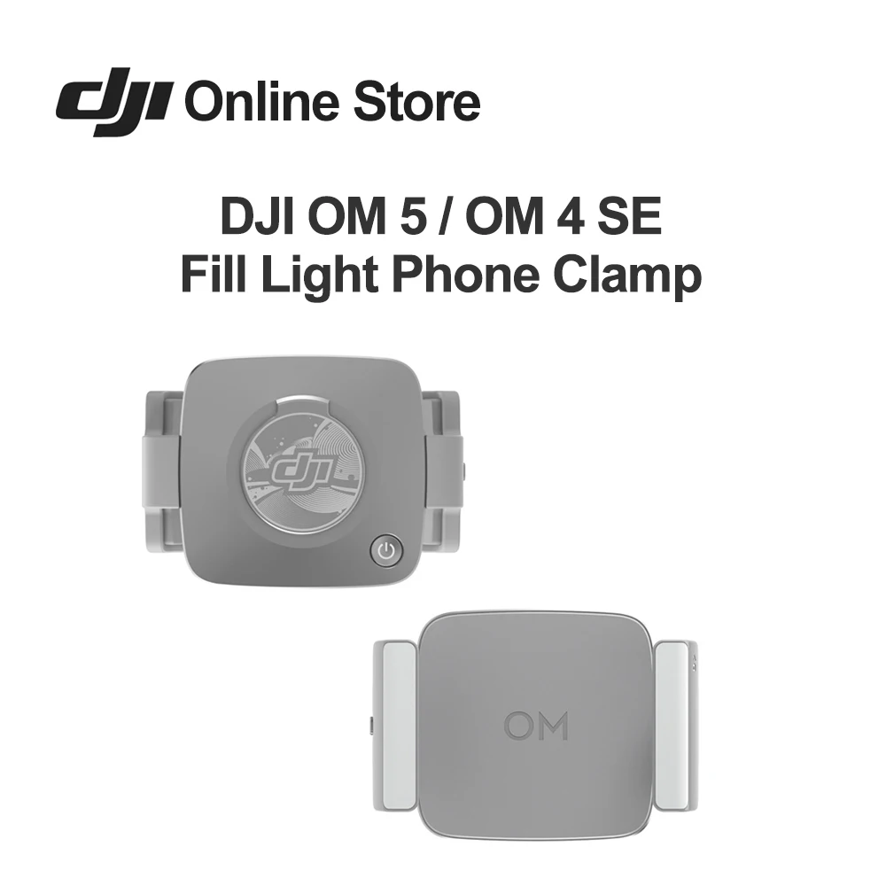 DJI OM5 Fill Light Phone Clamp for DJI OM 5 4 SE Design with