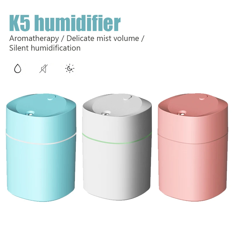 K5PortableAirHumidifierAromaEssentialOilHumidificadorUSBCool