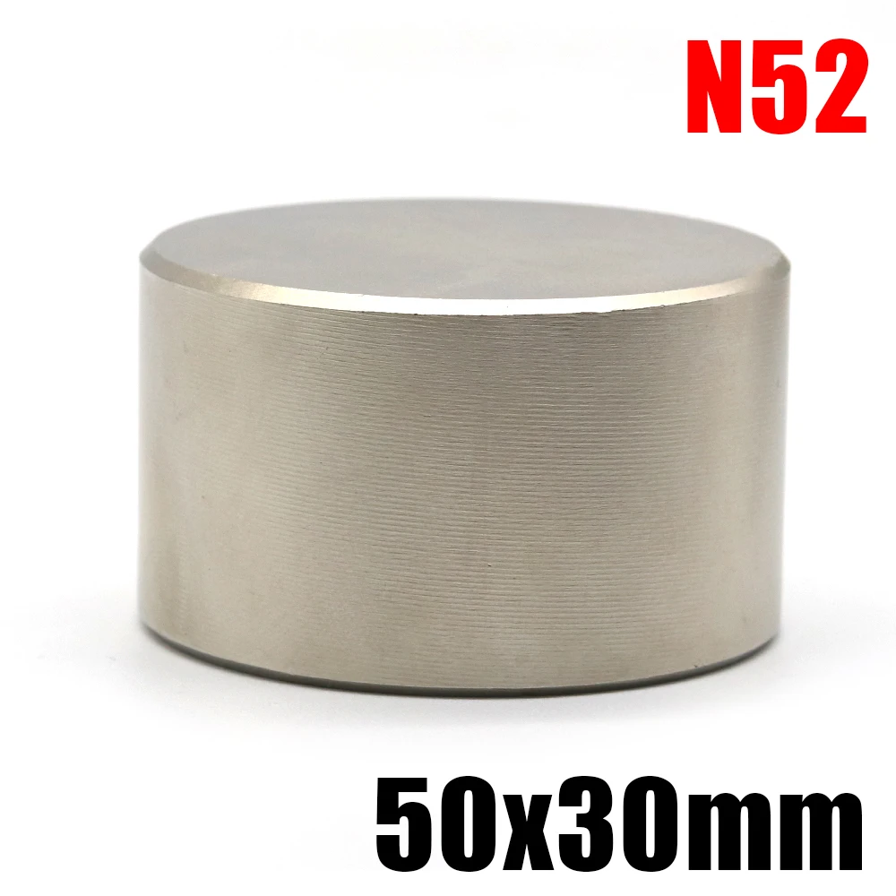 1 Pcs N52 Magnets 50X30 50X20 40X30 MM Round Strong Search Magnet Neodymium Magnet Rare Earth