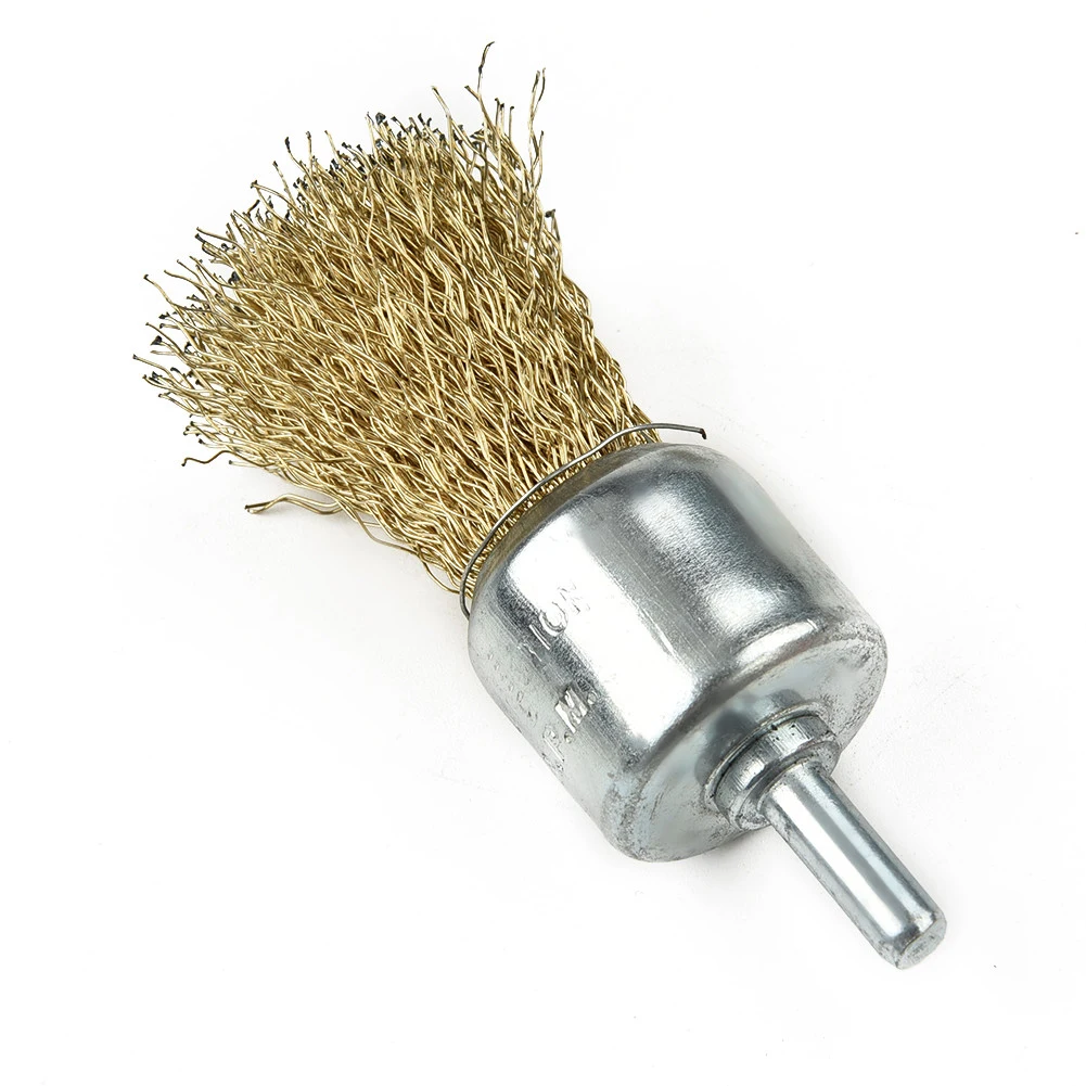 

6Pcs Drill Brush Metal Brass Wire Wheel Cup Brush 6mm Shank Drill Bit Set For Rust Removal Tile Glass Marble Concrete Cleaning