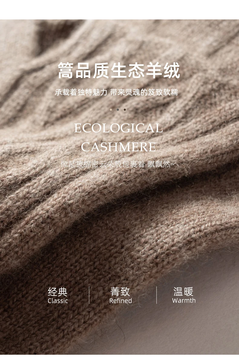 Winter High-Quality 100% Cashmere Knit Touch Screen Gloves Women Soft Warm Stretch Guantes Solid Color Casual Full Finger Guante