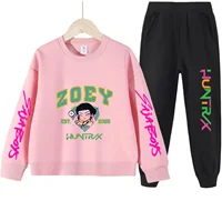 한국아동복 2025 겨울 Chic KPop Demon Hunters 2025 Girls' Hoodie and Joggers 남아 겨울옷 / boys winter clothes