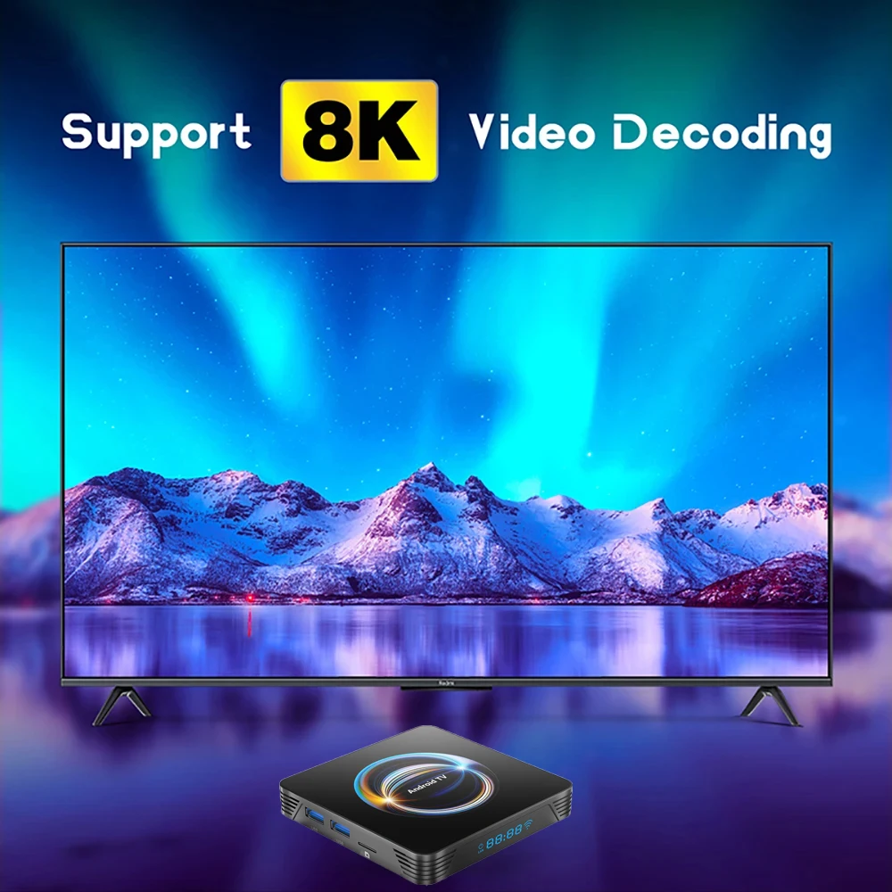 2026 X66 스마트 TV 박스 안드로이드 16 8G 32GB 64GB 128GB Rom 셋톱 박스 Wifi6 AV1 RK3528  쿼드 코어 5G Wifi Google 음성 미디어 플레이어 - AliExpress