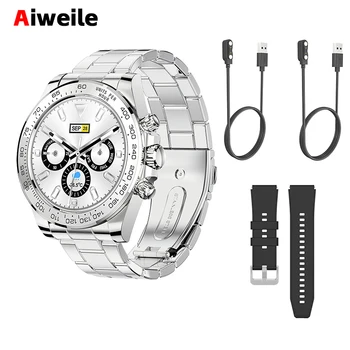 Smartwatch Smart Watch uomo quadrante fai da te 2026 Aiweile AW13 Pro Fitness Tracker Sport Business Bluetooth chiamata ebraico coreano