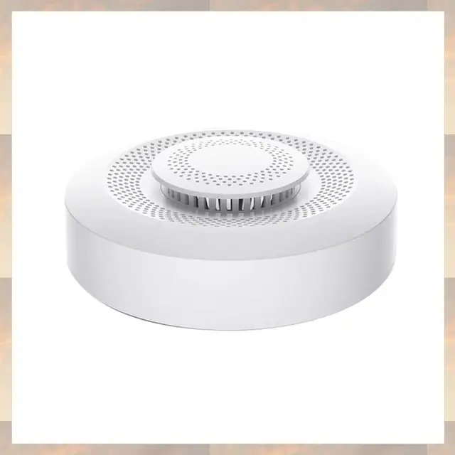 2025 New-2X Tuya Wifi Air Quality Monitor Smart Home CO2 Detector Formaldehyde VOC CO2 CH2O Temperature Humidity Detector, Wifi 5
