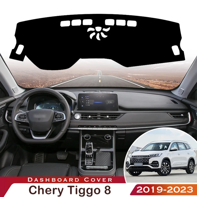 Tapis voiture,tapis de tableau de bord antidérapant,Protection  Anti-lumière,pare-soleil,accessoires pour Chery Tiggo 8 - Type Black -  Cdiscount Auto