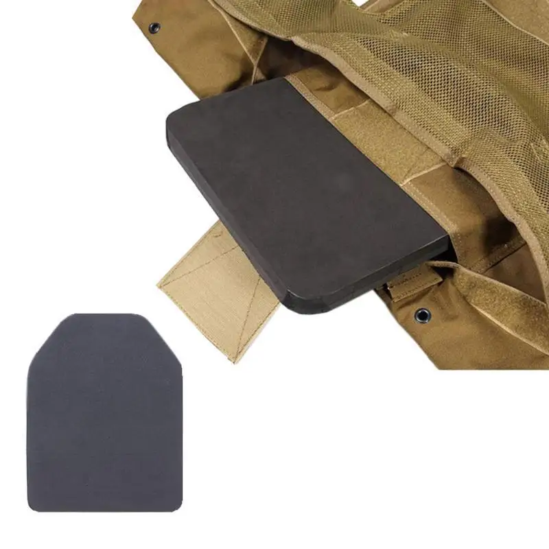 2pcs Airsoft Tactical Vest EVA Plates Body Carrier Vests SAPI Shock Plate Outdoor Hunting Paintball War Game Protective