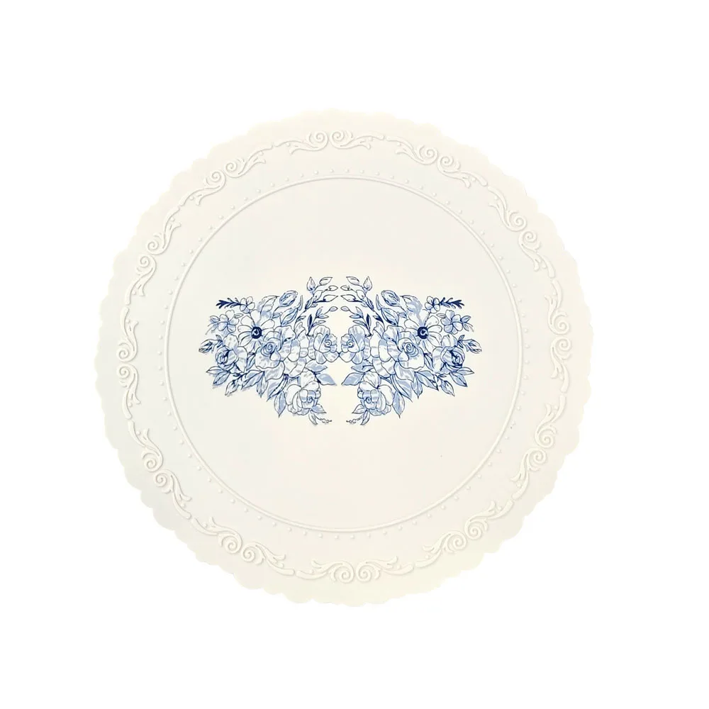 Round Silicone Table Mat - Heat Resistant, Waterproof, & Durable Non-Slip Kitchen Pad