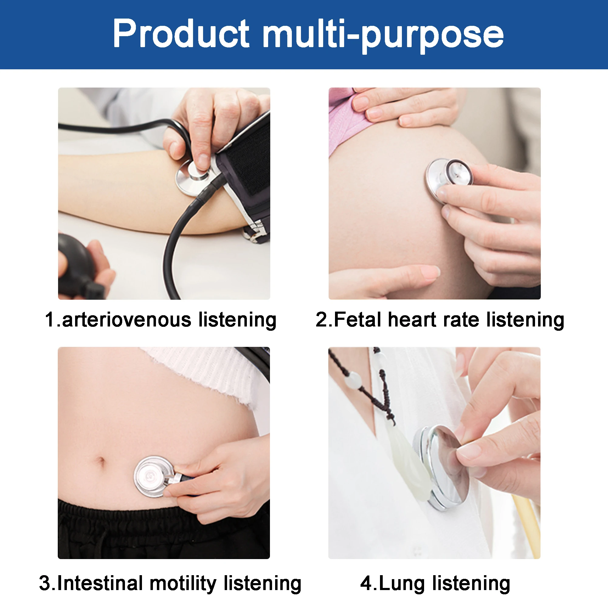 Medical Stethoscope Doctor Cardiology Stethoscope Professional Heart Medical Devices Student Vet Nurse estetoscopio medical stethoscope