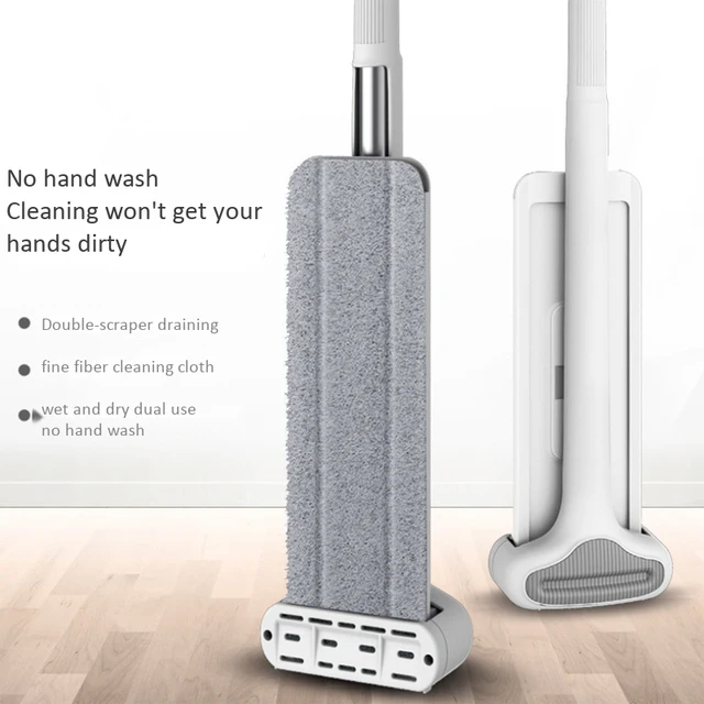 Revolutionize your cleaning routine with the Magic Squeeze Flat Cutting Mop.