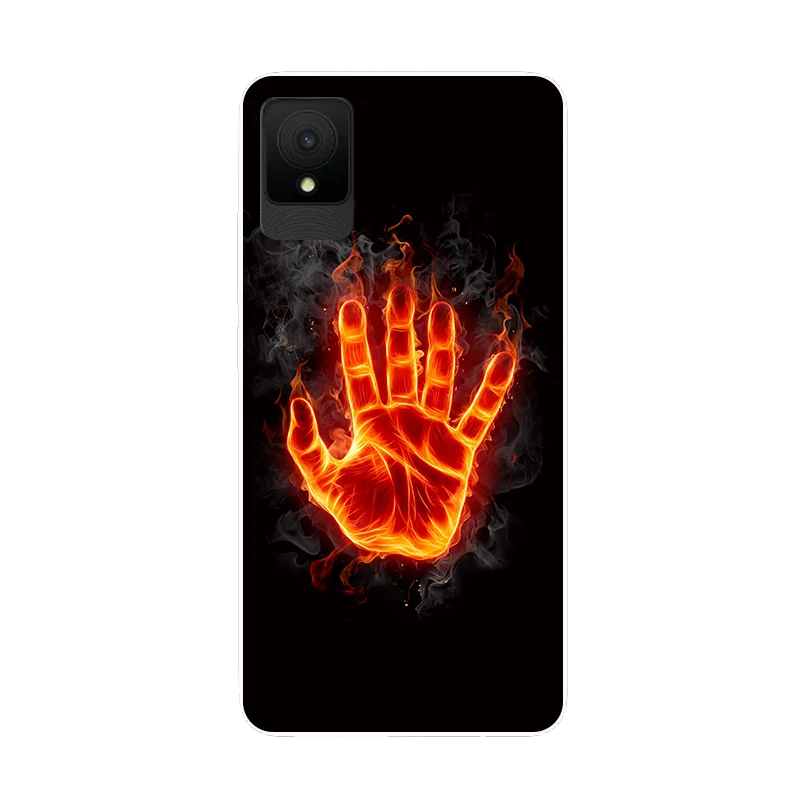 Football Soft Silicone Back Case for TCL K11 - Protective Phone Cover