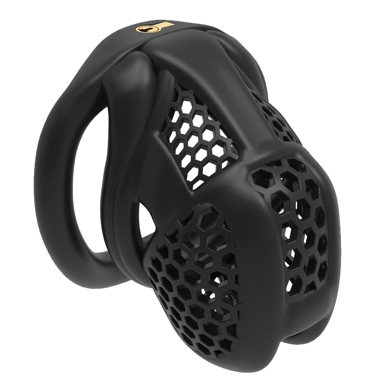 2025 NEW 3D Printed Male Chastity Device Beehive Pro Breathable Cock Cage 2 Type Penis Ring Stealth Mini Lock Adult Sex Toys