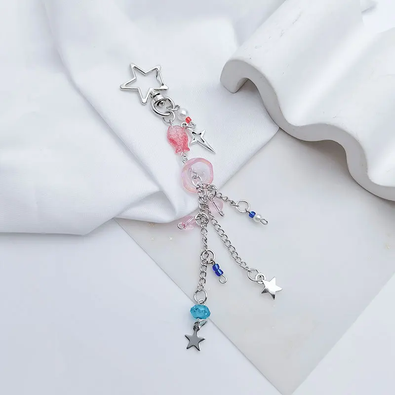 2 Portachiavi Rotondi Con Medusa E Incisione, In Acciaio Inox, Colori Bianco E Rosa, Regalo Per Amici - 4
