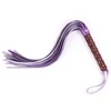 59CM PU Leather Bull Whip Custom Horse Whip with Wrist Strap，Riding Crop Party Flogger Horse Riding Whip 6