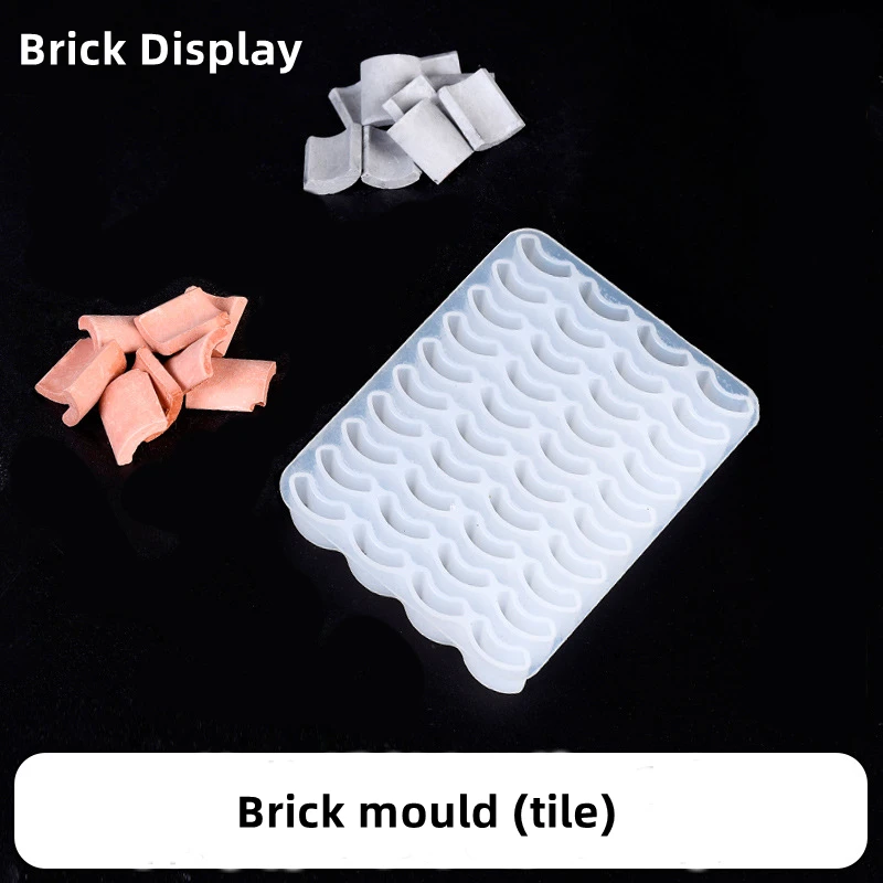 Sand Table Building Mini Bricks Blue Brick Red Brick Powder Mold Small Mason Diy Mold  Miniature  Brick  Toys 2