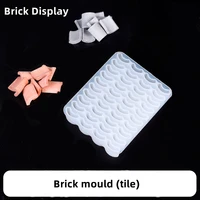 Sand Table Building Mini Bricks Blue Brick Red Brick Powder Mold Small Mason Diy Mold  Miniature  Brick  Toys 2
