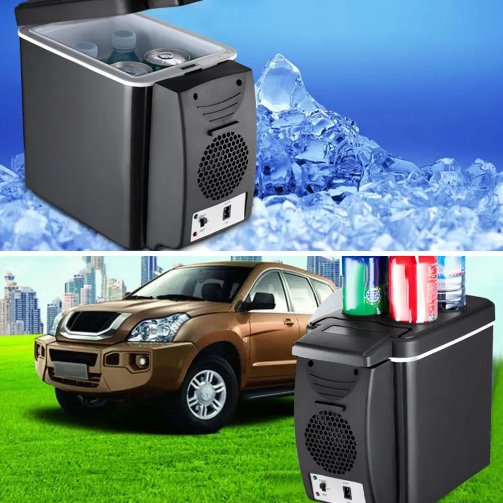 Refrigerador eléctrico portátil para coche, Mini nevera de 220V, 12V, 24V,  congelador de caja de hielo para Camping, hogar, camión, vehículo de playa  - AliExpress