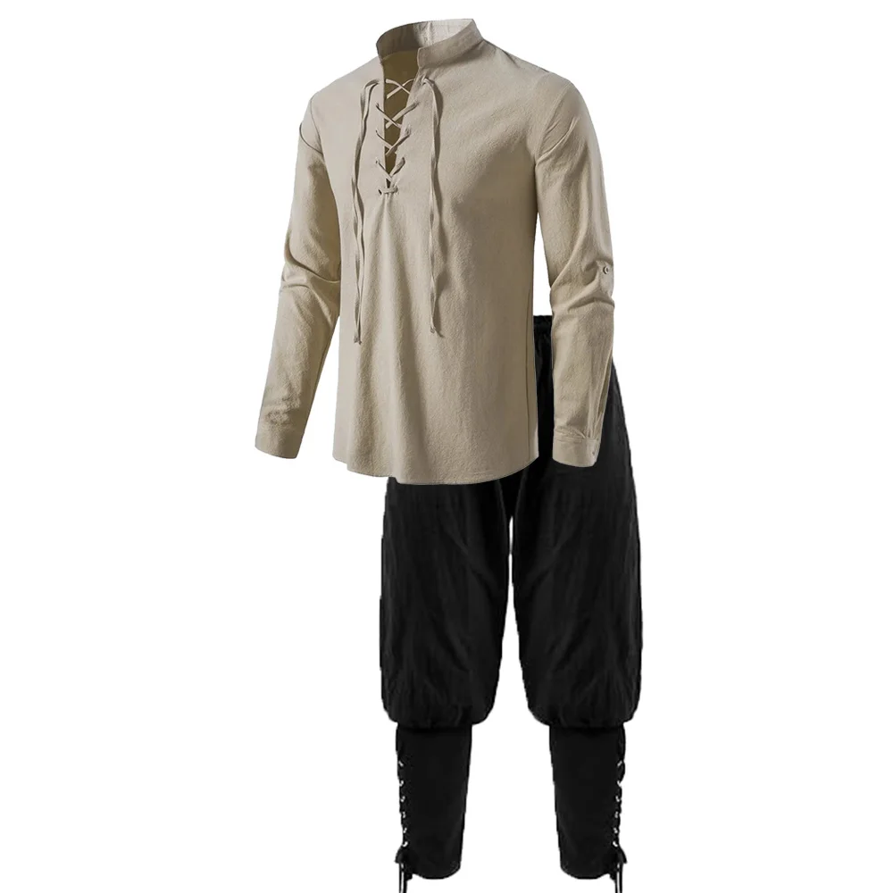 Camisa de pirata para hombre, disfraz de feria renacentista, estilo victoriano medieval, vampiro, gótico, steampunk, disfraz de Halloween, cosplay, A Camisa de pirata para hombre, disfraz de feria renacentista, estilo victoriano medieval, vampiro, gótico, steampunk, disfraz de Halloween, cosplay, A