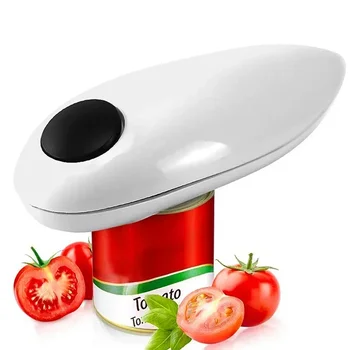 Apriscatole automatico Latte elettrico ad alta potenza Apriscatole Touch Nessuno Bordi affilati Apriscatole per barattoli Gadget da cucina Apriscatole 1