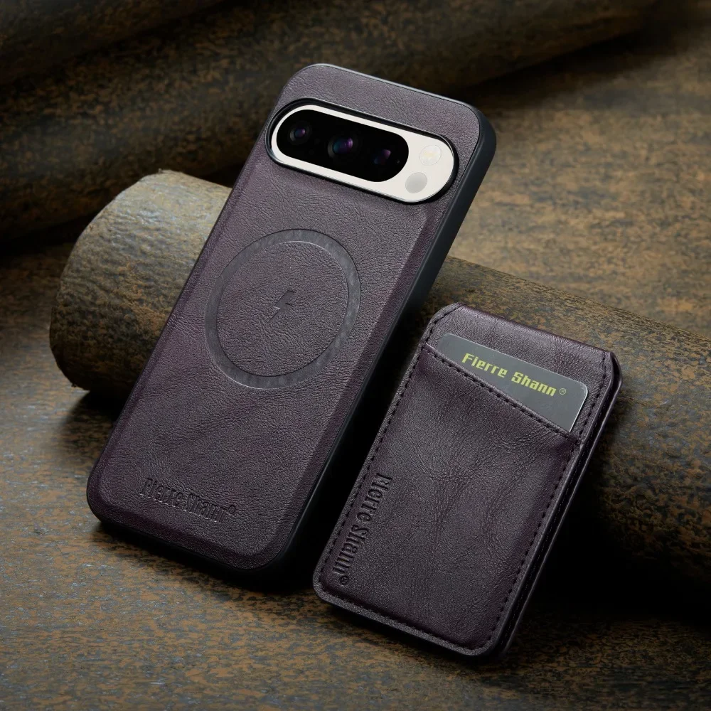 Premium Detachable 2-in-1 Leather Wallet Phone Case with Card Holder and Magnetic Cover