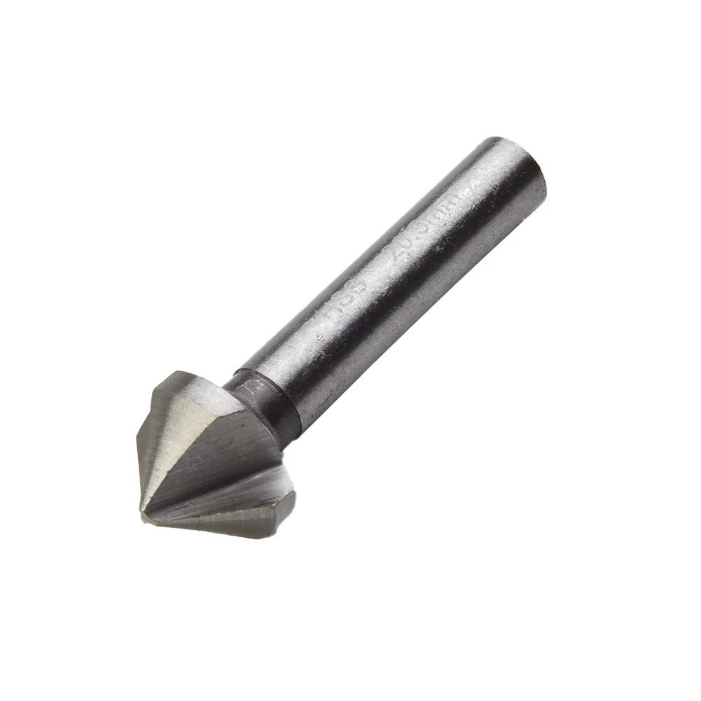 3 Flute Countersink Drill Bit 90Degree Chamfering Tools Chamfer Cutter 6.3-20.5mm HSS Quickly Trim Drill Power Tools