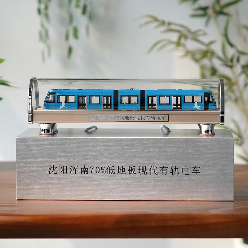 

Модель города Шэньян хуннань, модель низкого пола метро в масштабе 1:68, городской ТРАМ, коллекционные украшения и подарки для взрослых и детей