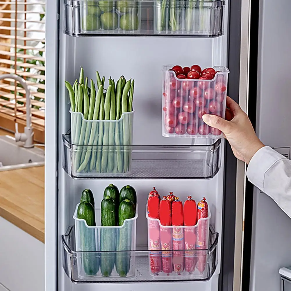 

Refrigerator Food Fresh Storage Box Fridge Side Door Fruit Vegetable Spice Food Case Container Kitchen Organizer Storage Boxs