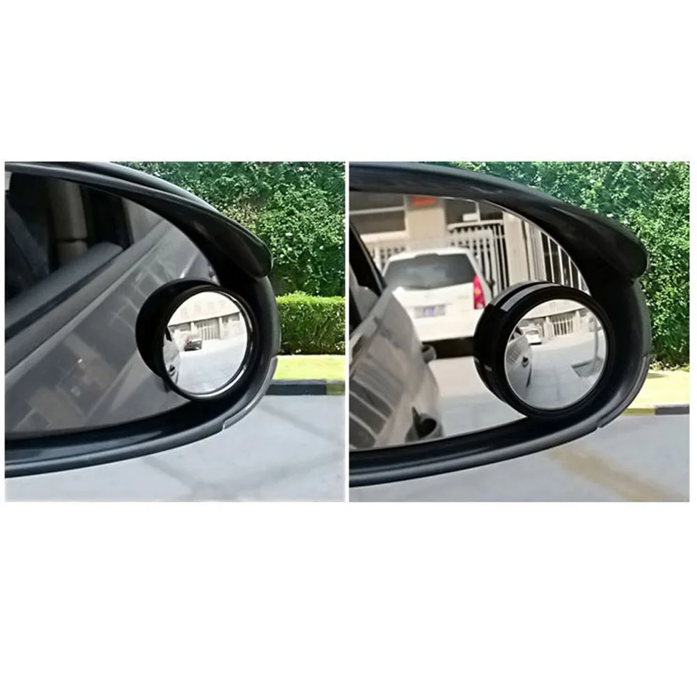 

360 Rotation Adjustable Blind Spot Mirror Convex Rear View 5.5*2cm Car Wide Angle Mirror Universal High Quality