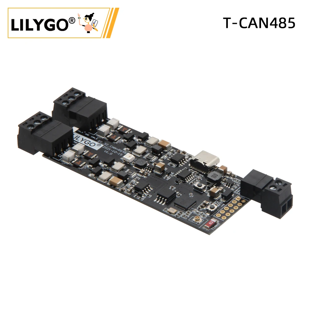 Lilygo® Ttgo T-can485 Esp32 Pode Rs485 Suporta Cartão tf Wifi Bluetooth Iot Engenheiro Módulo de Controle Placa Desenvolvimento
