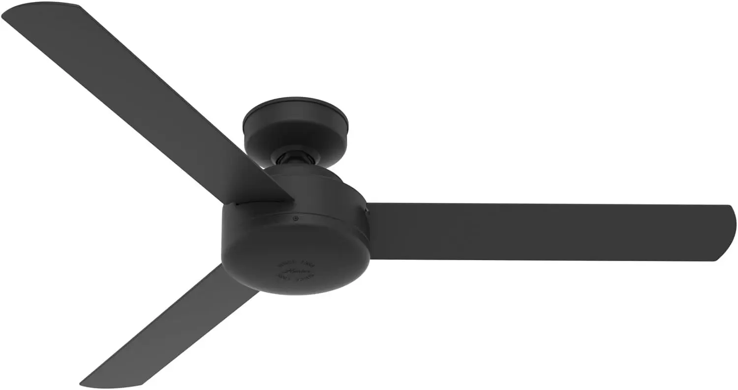 

Company 50810 Presto Ceiling Fan, 52, Matte Black Thermoelectric fan Fireplace fan