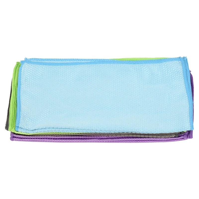 

Салфетка для мытья стекла, 12 шт., салфетка для мытья посуды, без ворса, для окон, автомобилей, кухонных зеркал, бесследные многоразовые салфетки для чешуи