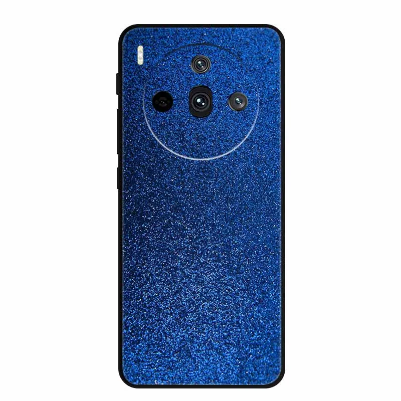 Sleek Black Silicone Fashion Phone Case – 6.78 Soft Back Cover